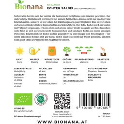 Bionana Bio valódi zsálya - 1 csomag