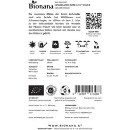 Bionana Fleur Sauvage Bio - Compagnon Rouge - 1 sachet