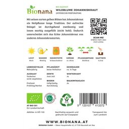 Bionana Biologisch Sint-Janskruid - 1 Verpakking