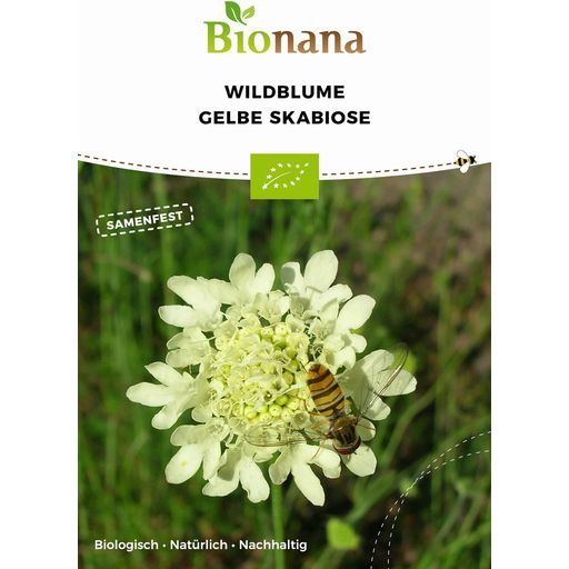 Bionana Fleur Sauvage Bio - Scabieuse Jaune Pâle - 1 sachet