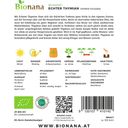 Bionana Biologische Tijm - 1 Verpakking
