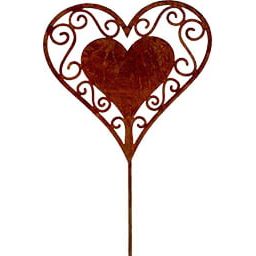 Dewoga Delicate Heart Decorative Stake