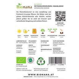 Bionana Biologische Peterseliewortel - 1 Verpakking