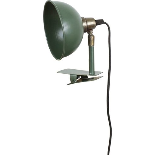 Strömshaga Lampe "Pelle" mit Klemme - Grün