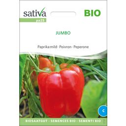 Sativa Biologische Milde Paprika “Jumbo” - 1 Verpakking