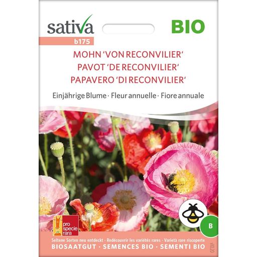 Sativa Bio enoletni cvet 'Mak Von Reconvilier' - 1 pkt.