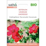 Sativa Bio Einjährige Blume "Roter Lein"