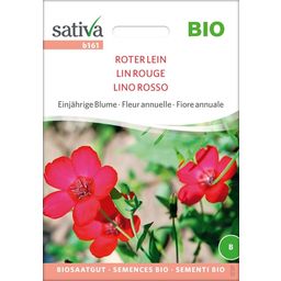 Sativa Fiore Annuale -  Lino Rosso Bio - 1 conf.