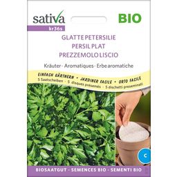 Sativa Organic Flat Leaf Parsley Seed Discs - 1 Pkg