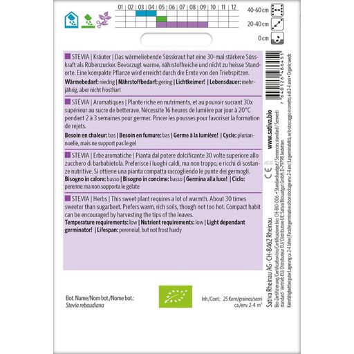 Sativa Erbe Aromatiche - Stevia Bio - 1 conf.
