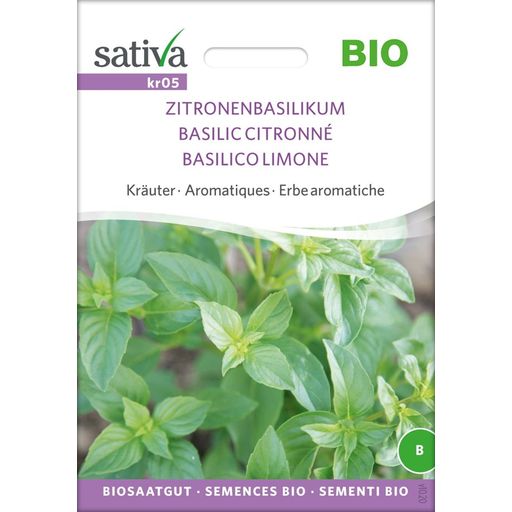 Sativa Erbe Aromatiche -  Basilico Limone Bio - 1 conf.