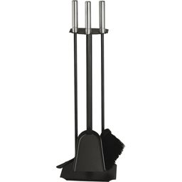 Fireplace Set 3-piece. Stainless Steel Handles - 1 item