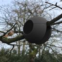 rephorm 'Birdball' Bird Feeder for Railings - graphite (anthracite)