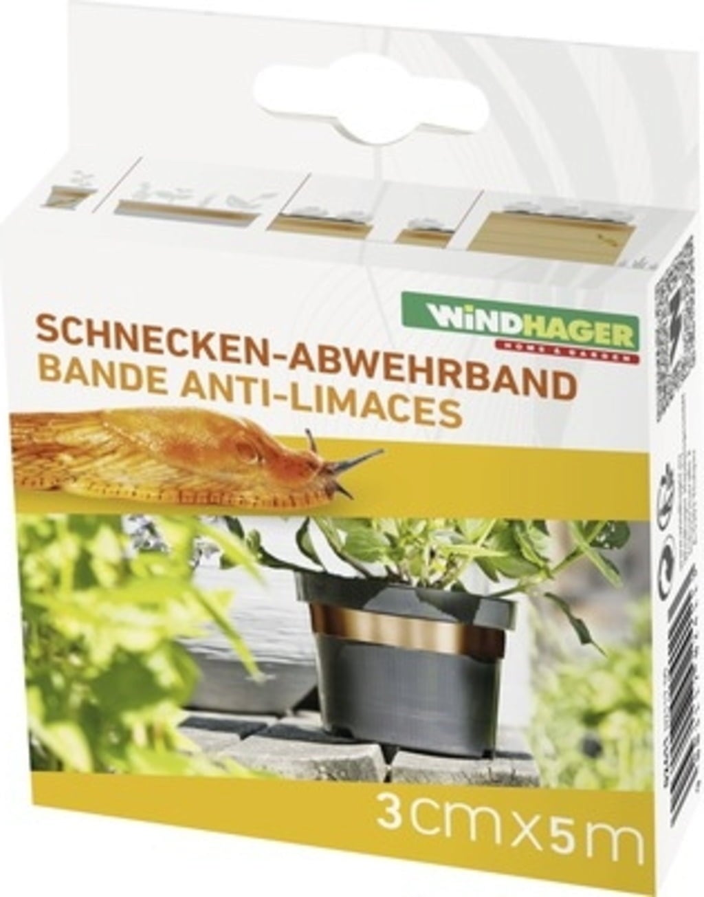 Windhager Bande Anti-Limaces en Cuivre TAPE - 1 pcs