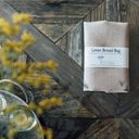 Helen Round Linen Bread Bag - Bee Design - 1 item
