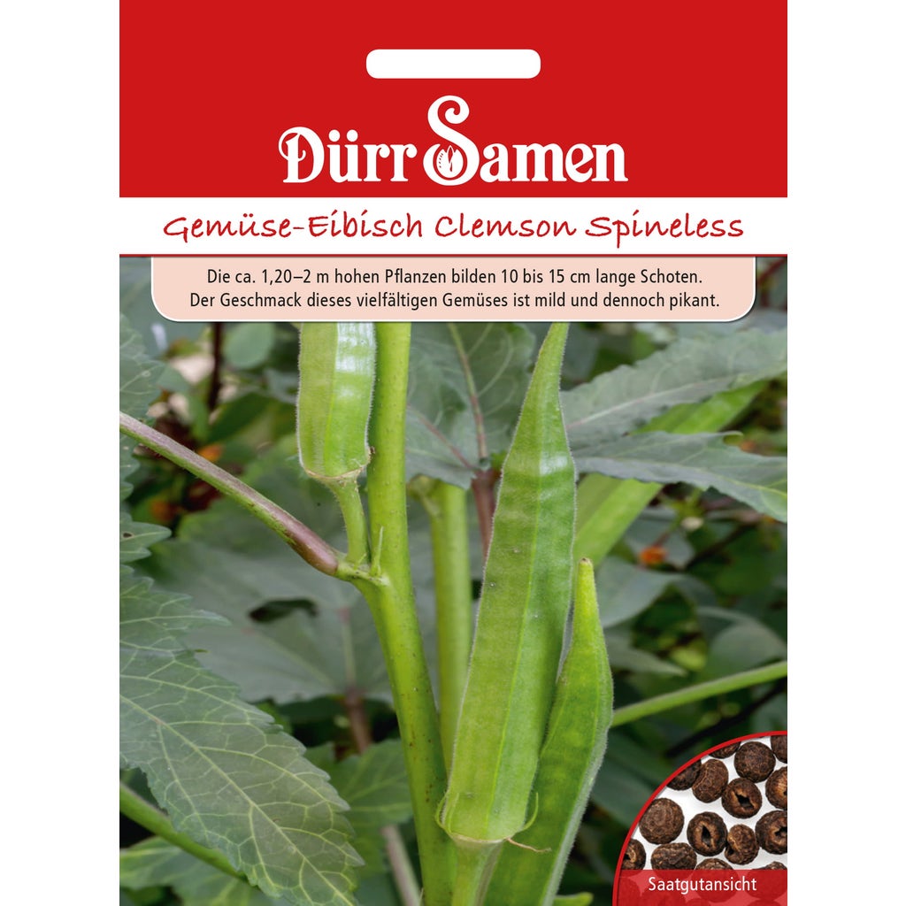 Dürr Samen Okra/ Gemüse-Eibisch Clemson Spineless, 1 Packung ...