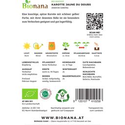 Bionana „Jaune du Doubs“ Bio répa - 1 csomag