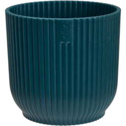 elho Cache-Pot VIBES FOLD Rond Mini - 7 cm - bleu foncé