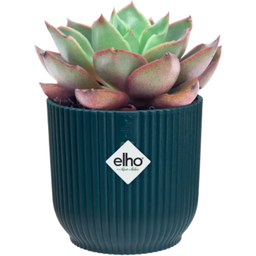 elho Cache-Pot VIBES FOLD Rond Mini - 7 cm - bleu foncé