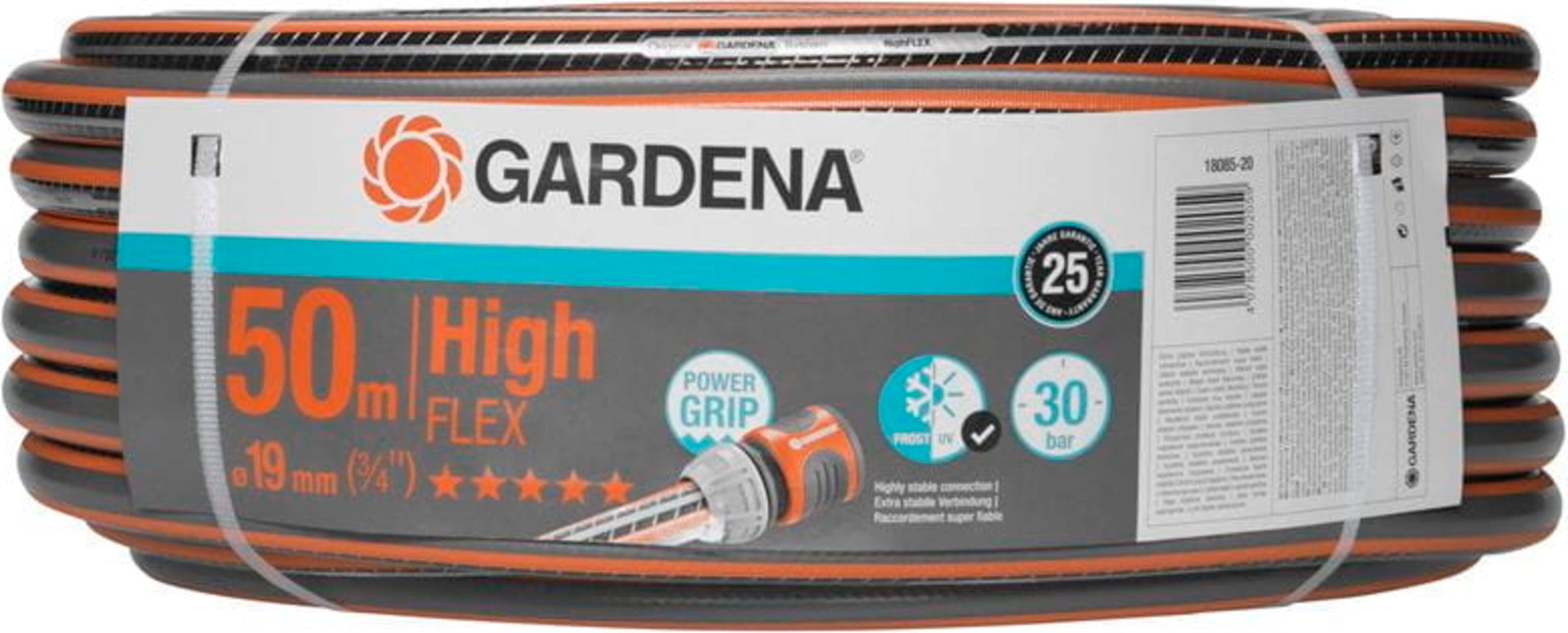 Gardena Comfort HighFLEX hose, 50m - 1 item