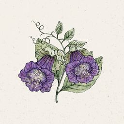 Jora Dahl Glockenrebe "violett" Cobaea Scandens 