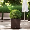 Lechuza CUBE Cottage 40 Planter Complete Set - Mocha