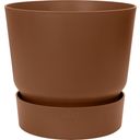 elho greenville Planter Round 25 cm - Ginger Brown