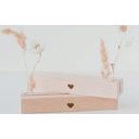 Heart Card and Dried Flower Stand, Set of 2 - Nature