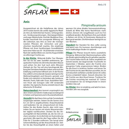 Saflax Anis - 1 sachet
