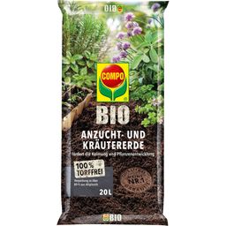 Organic Peat-Free Cultivation and Herb Soil - 20 litres