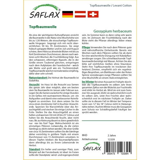 Saflax Cotonnier - 1 sachet