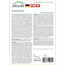 Saflax Bananier - 1 sachet