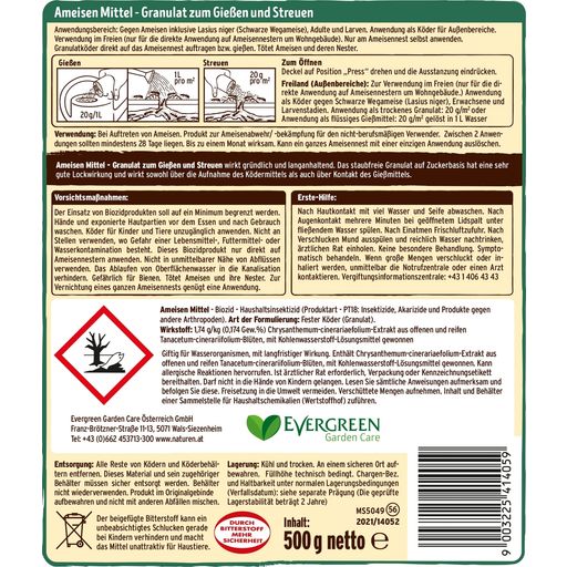 SUBSTRAL® Naturen® Ameisenmittel - Streudose 500 g