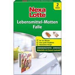 NexaLotte Pheromonfalle für Nahrungsmittelmotten - 2 Stück