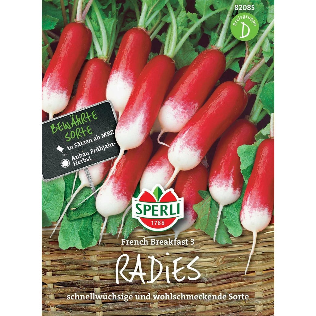 Sperli Semi Di Ravanello French Breakfast 3 – 82085 – Per 12-15 Metri Lineari – Semi Di Ortaggi Di Qualità - 2