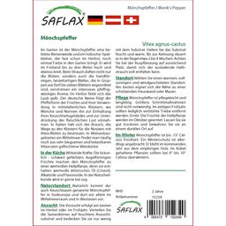 Saflax Monnikspeper - 1 Verpakking