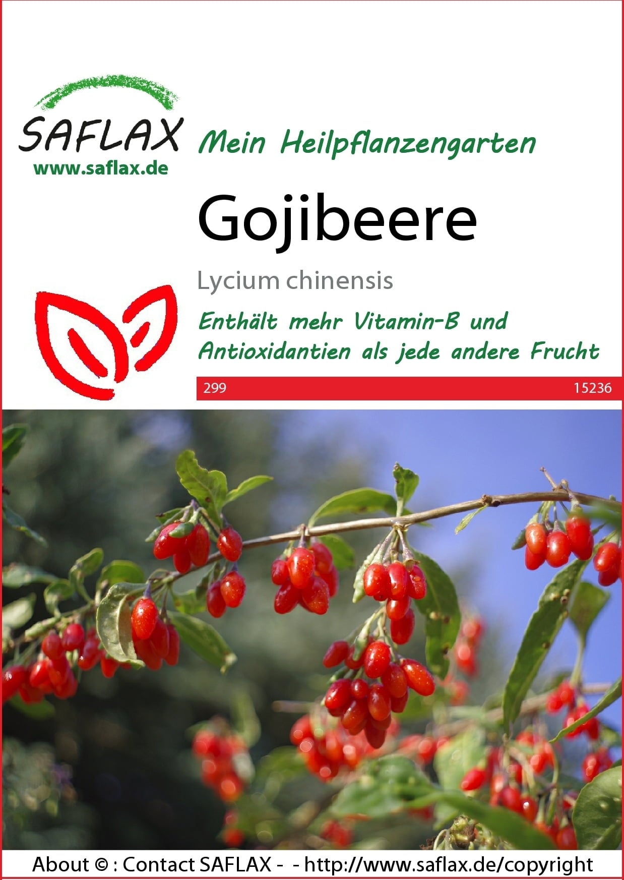 Saflax Goji jagode