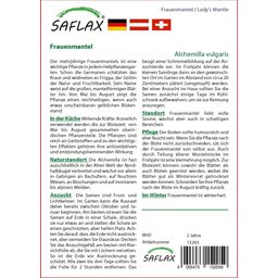 Saflax Vrouwenmantel - 1 Verpakking
