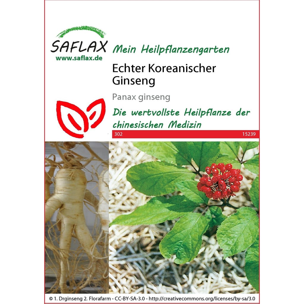 Saflax Korean Ginseng, 1 Package - Bloomling International