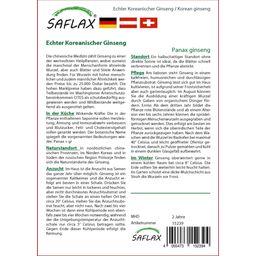 Saflax Valódi koreai ginzeng - 1 csomag