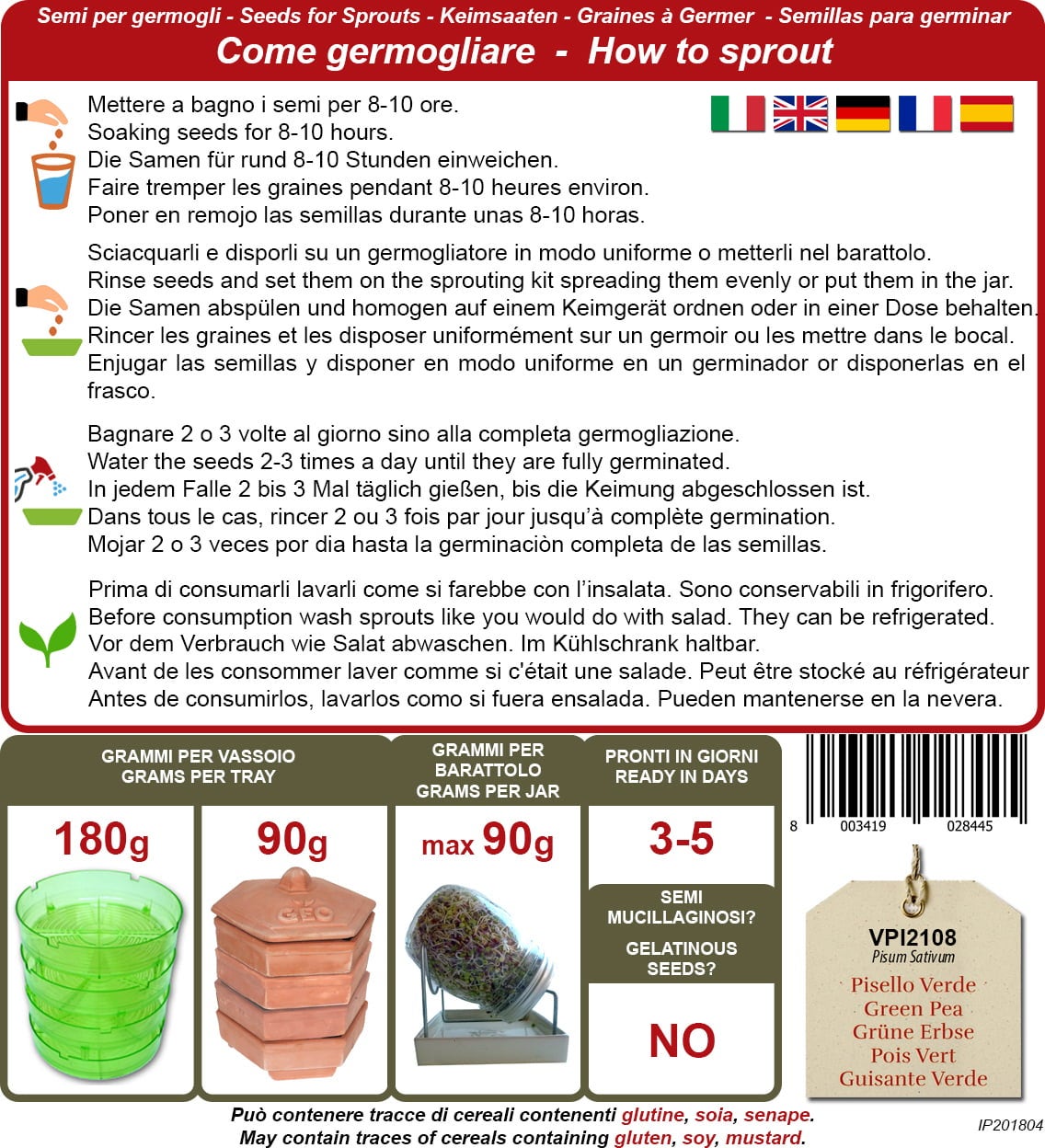 Bavicchi Bio Keimsprossen 