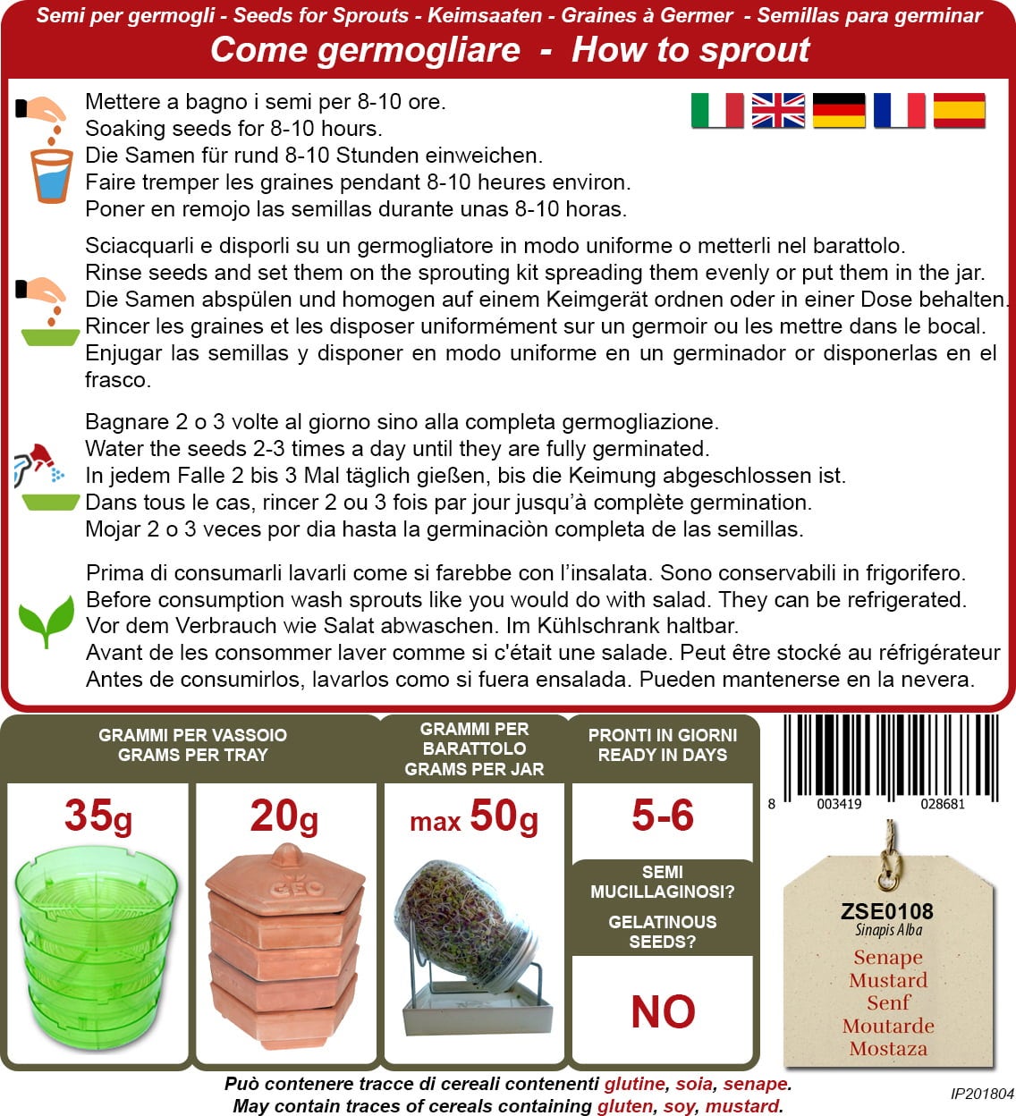 Bavicchi Bio kalčki 