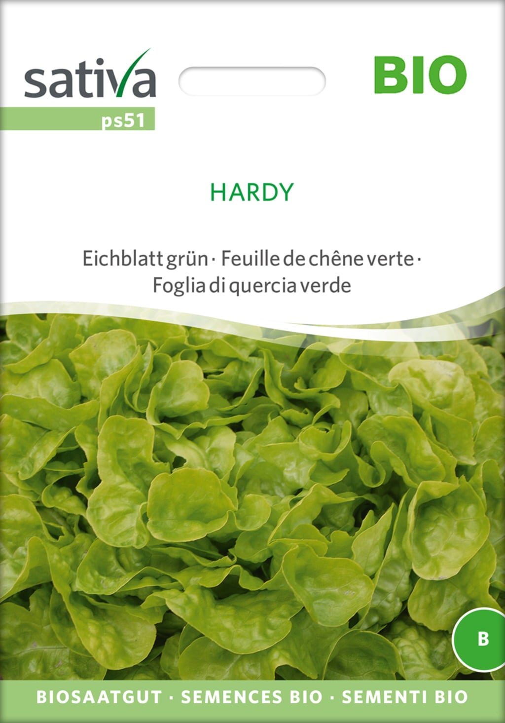 Sativa Feuille de Chêne Verte Bio 