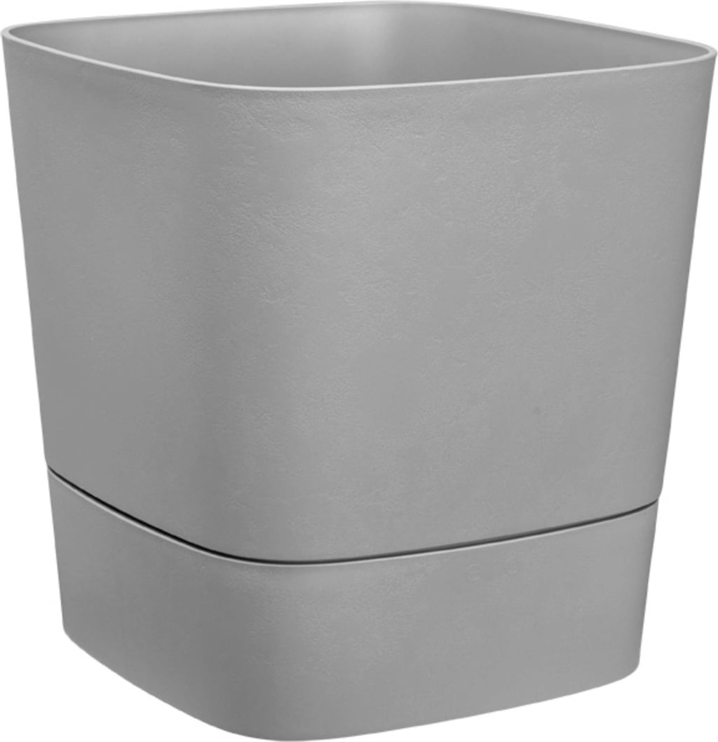 elho Pot GREENSENSE Aqua Care Carré - 30 cm - Ciment clair