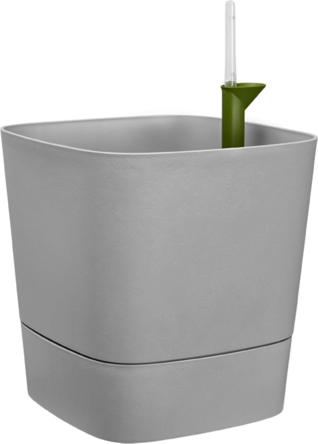 elho Pot GREENSENSE Aqua Care Carré - 30 cm - Ciment clair