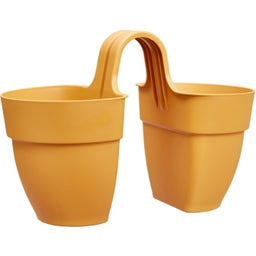 elho Pot VIBIANA Campana Flower Twin - 21 cm - Jaune miel