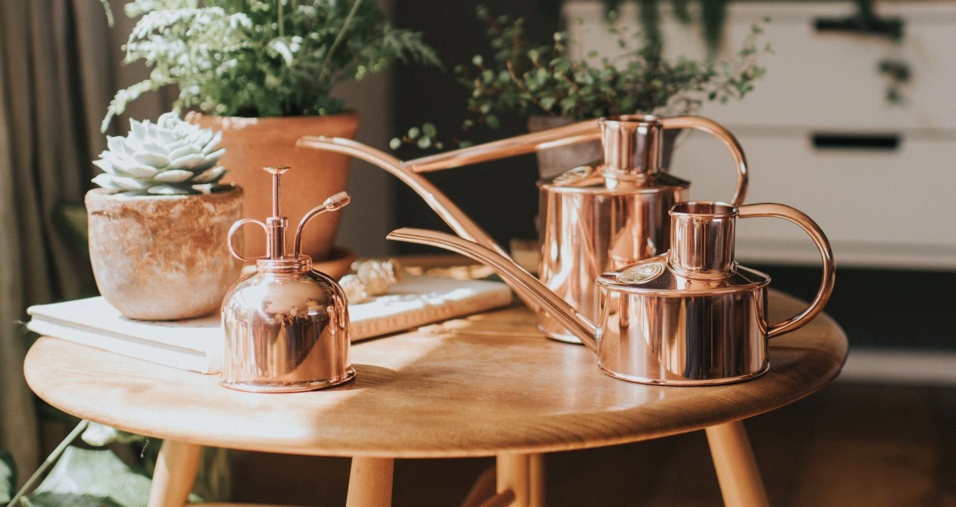Arrosoir pour l'Intérieur en Cuivre 