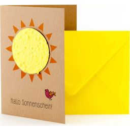 Die Stadtgärtner "Hello Sunshine" Floral Greeting Card