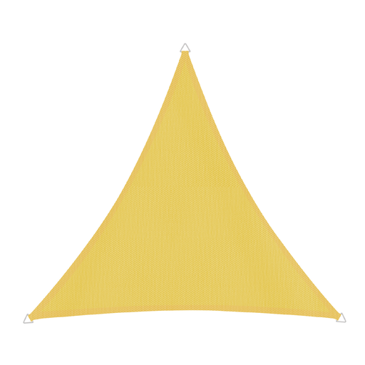 Windhager Auvent SunSail CANNES Triangle 4x4x4m - Jaune