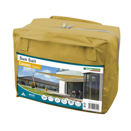 Sonnensegel SunSail CANNES Dreieck 5x5x5m - gelb